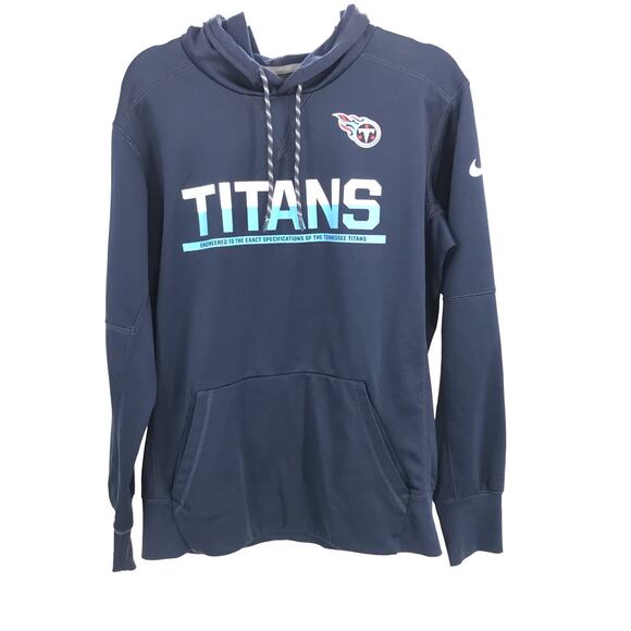 Nike NFL Tennessee Titans Blue Hoodie Pullover Sweatshirt Size M - Picture 2 of 10